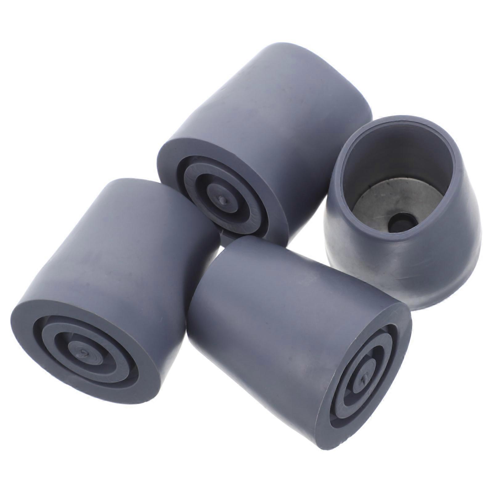 Rubber Shower Chair Foot Tips for Stability 4Pcs Replacement Covers