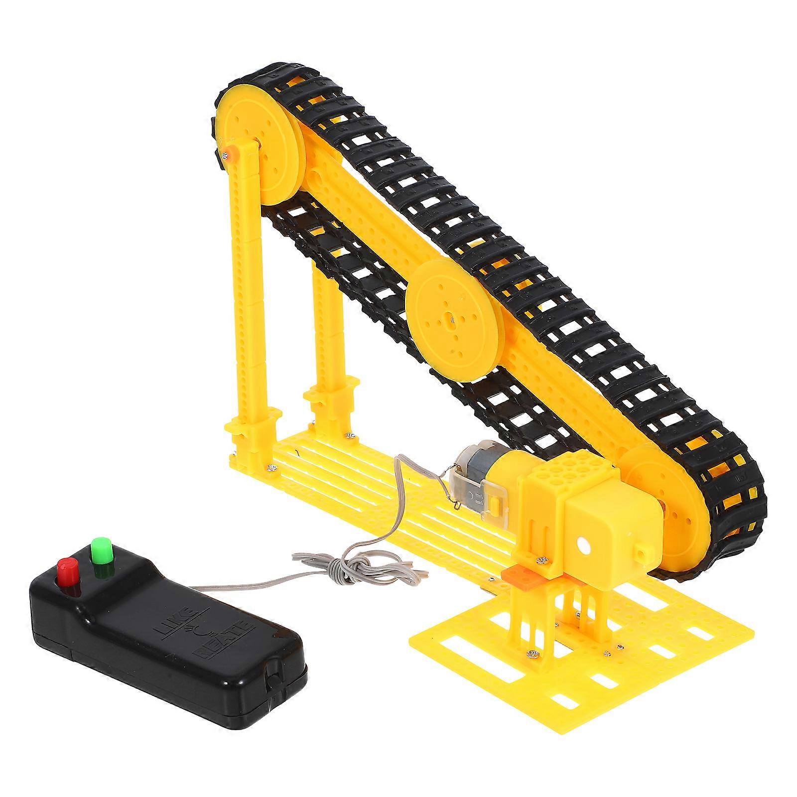 Yellow Conveyor Belt Model Making Material for Science Experiment Projects 1 Set ABS Plastic
