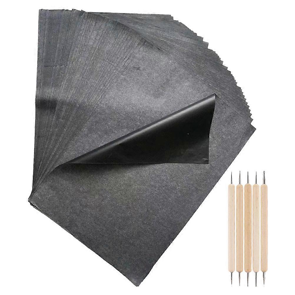 Graphite Paper for Tracing Carbon Paper Sheets for Artists Crafters in Woodworking 55Pcs