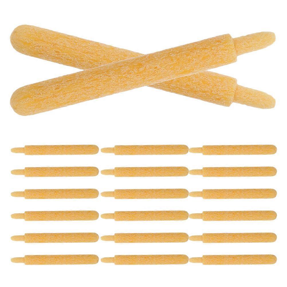 Acrylic Yellow Marker Tips Replacement for Fine Drawing 20Pcs Oil Based Nibs