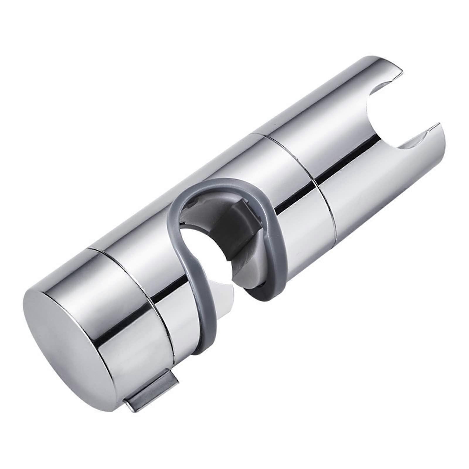 Universal Adjustable Shower Head Holder with 360° Rotation for 1825mm Rod Chrome Bracket