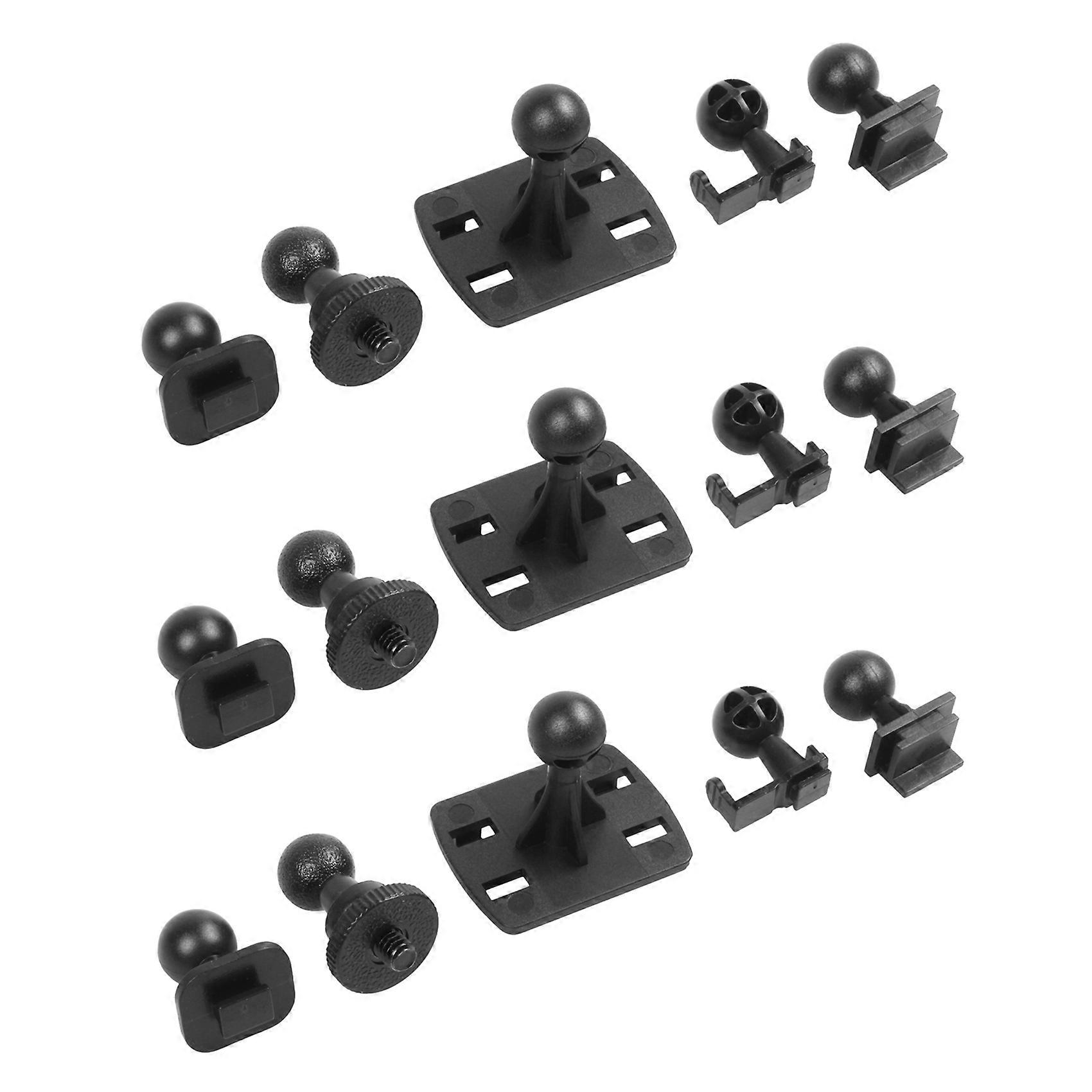 3X Car Suction Cup for Dash Cam Holder Vehicle Video Recorder on Windshield and DashBoard Mount with 15 Adapter