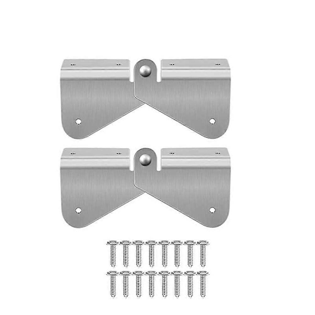 2PCS Gutter Extension Hinge Also Includes Screws Easy DIY Installation on Any Size Rectangle or Square Downspout