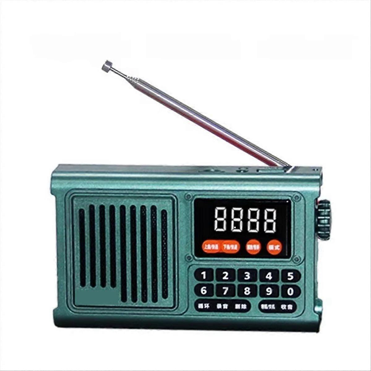  Radio Portable Emergency Recargable Ham Bluetooth Sound Box Blue