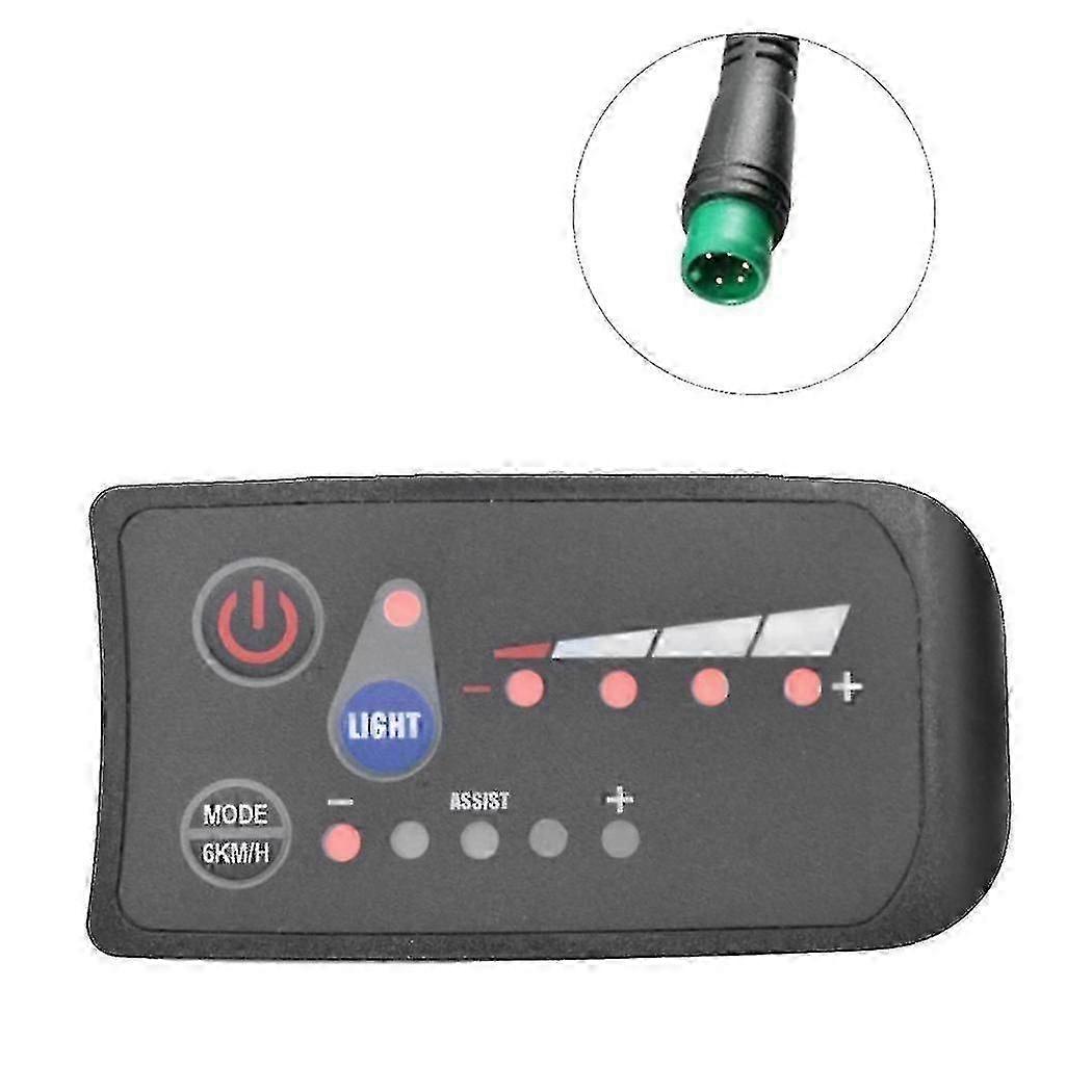 För Elcykel S810 Led Display Meter 48v Vattentät Ip65 Uart Protocol 5pin Connector För Elcykel Hastighetsmätare Vägmätare