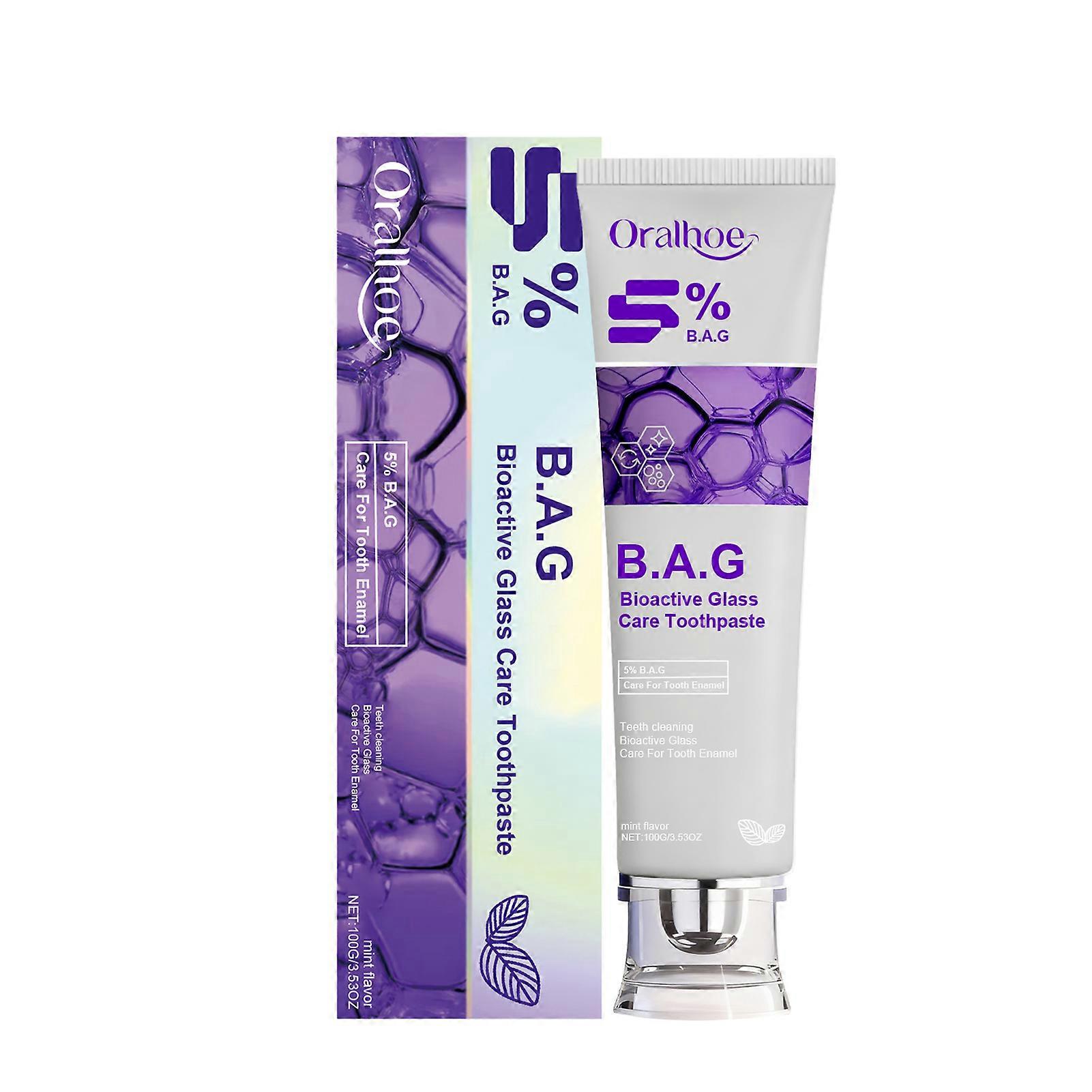 5% Bioactive Glass Enamel Care Toothpaste - Remineralizing Formula for Sensitive Teeth & Whitening​