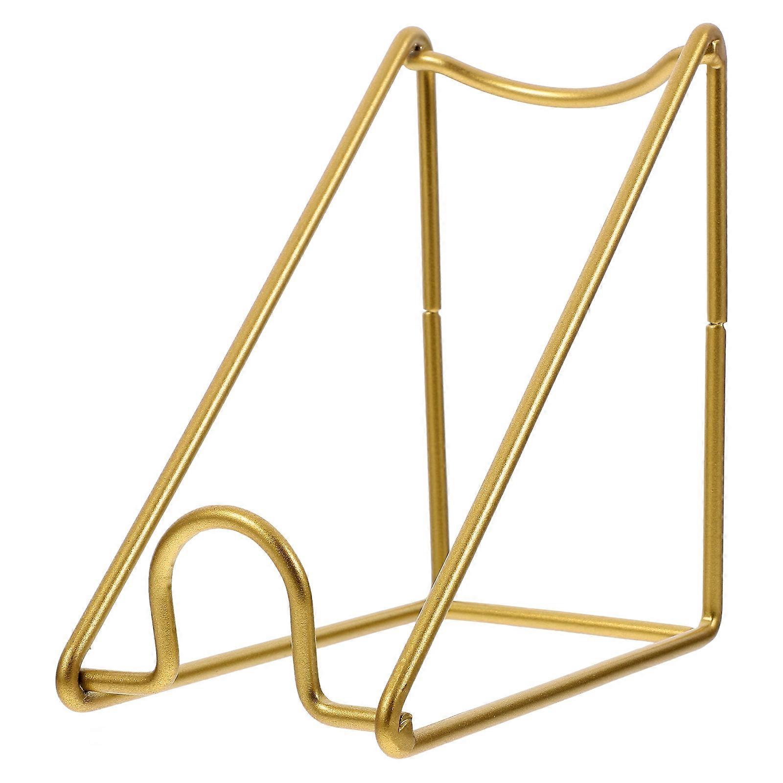 Golden Stand Metal Rack for Displaying Holder