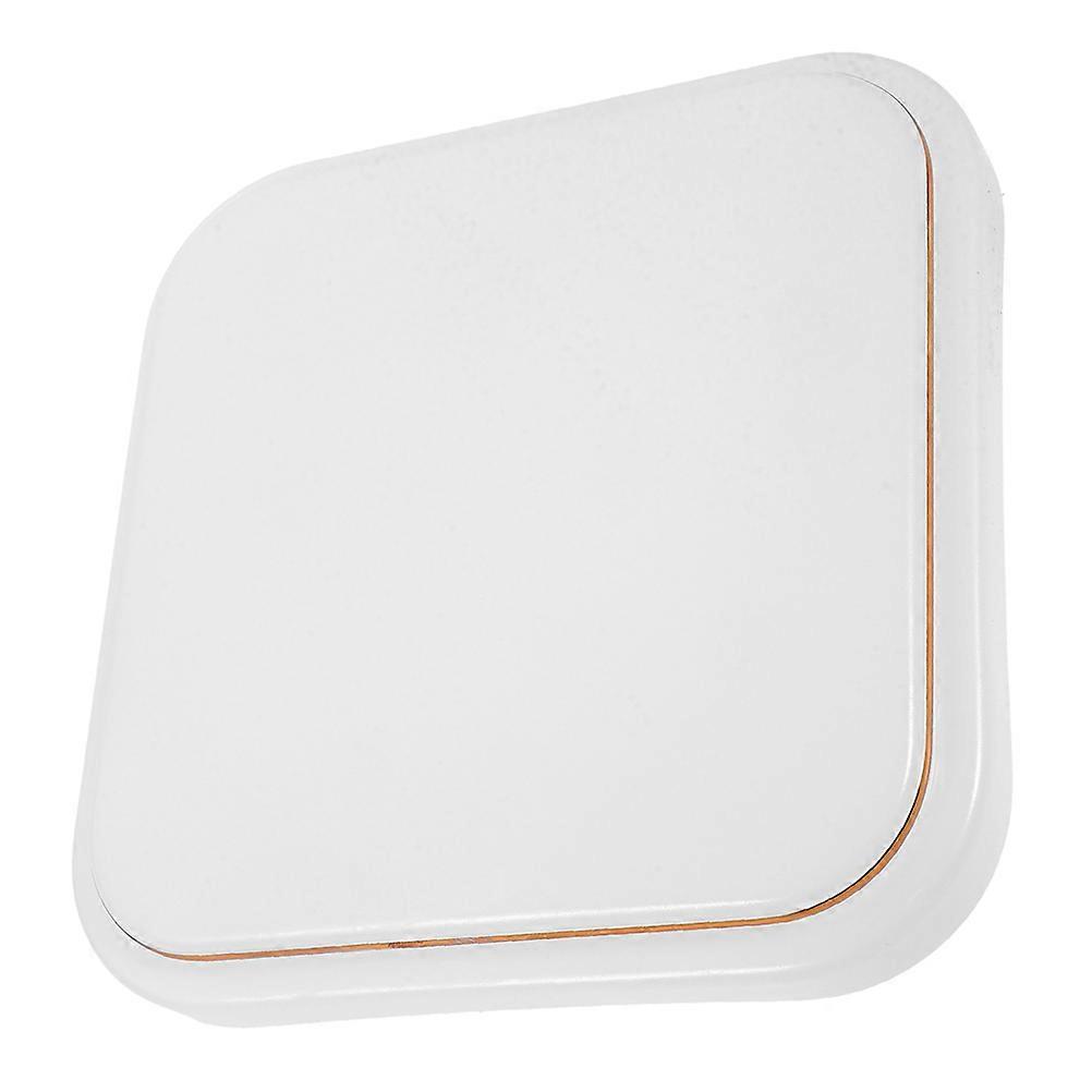 LED Flush Mount Ceiling Light Shade for Modern Square Lamp Fixture 1 Piece White