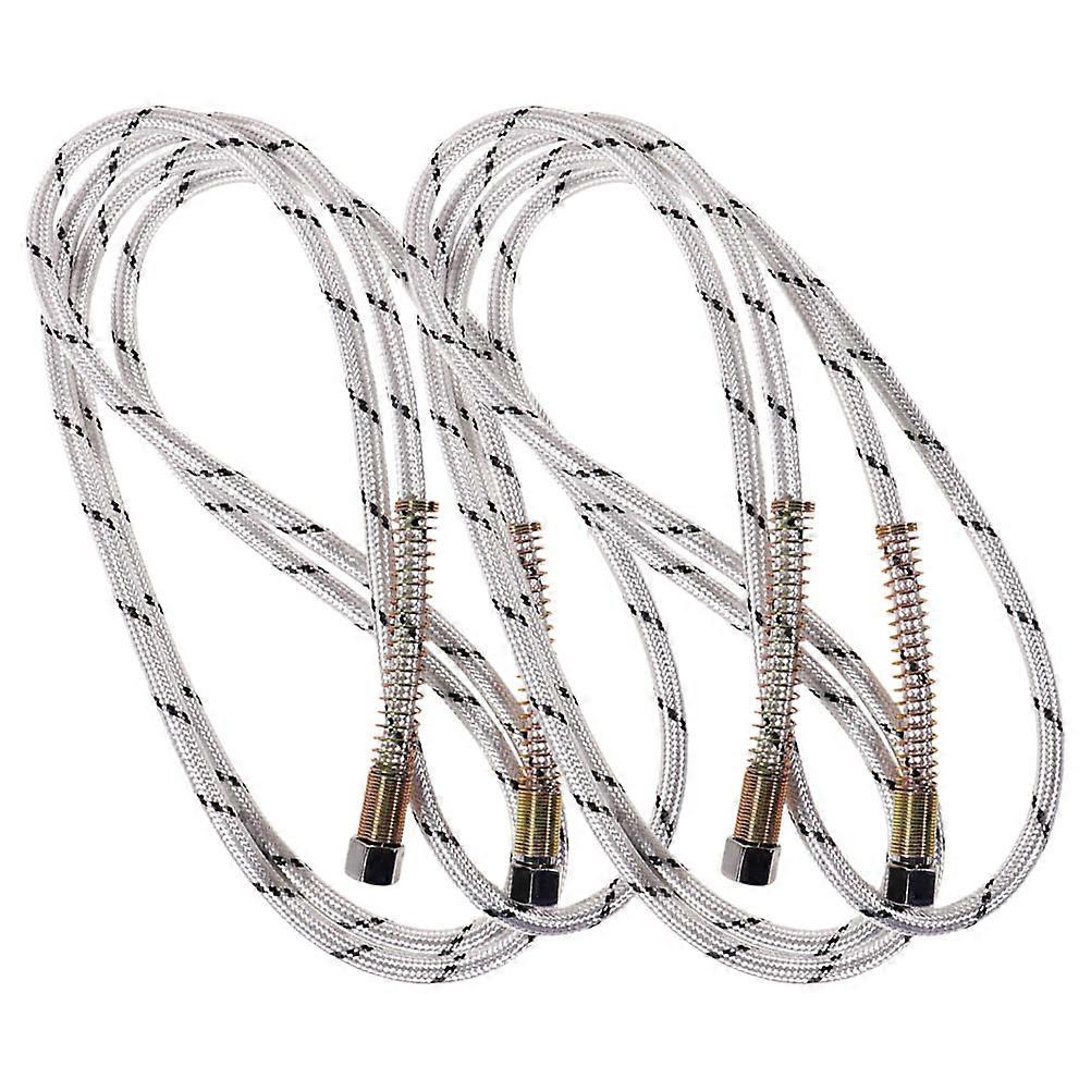 Enhanced Ironing Performance Pressure Steam Cleaner Hose 3-Meter Replacement White 2Pcs