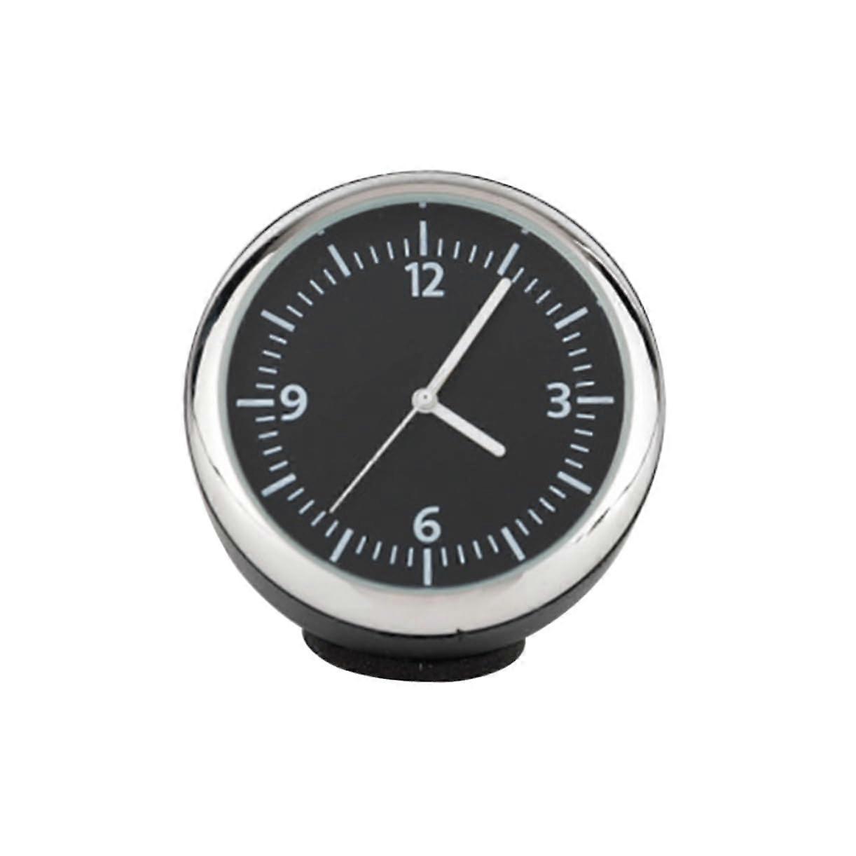 Luminous Mechanical Car Clock and Thermometer with Backlit Night Reading for Dashboard or Vent Mount
