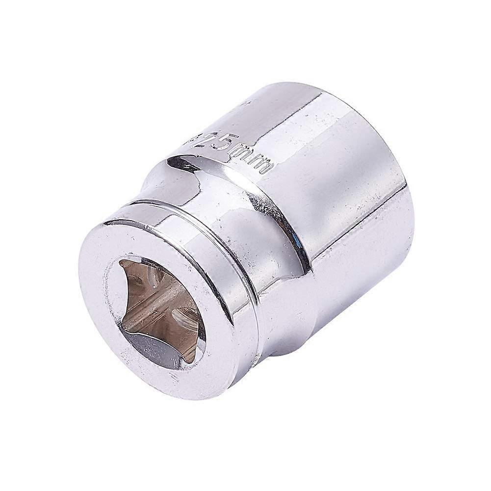 Socket Set 1/2 Inch Drive 25mm Metric 6 Point Deep Impact Socket Chrome Vanadium Steel Rustproof