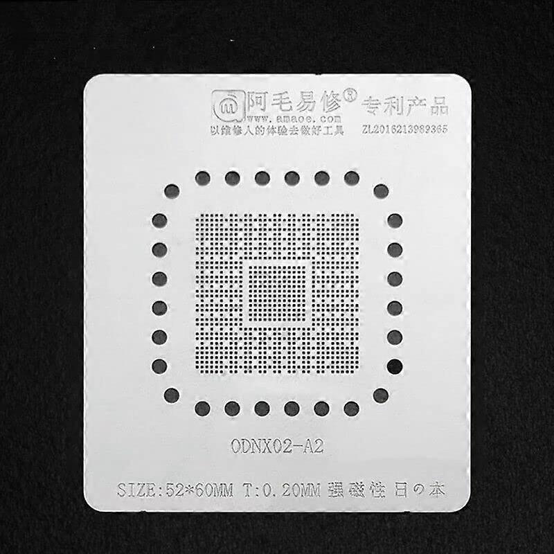 BGA Reballing Stencil for Nintendo Switch CPU IC Chip, Durable HeatCompatible Steel Mesh