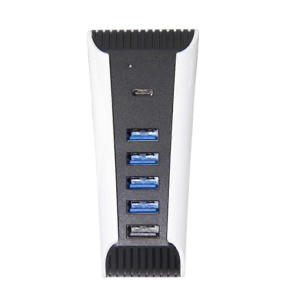 Charger Adapter Extender 6Port USB Splitter Hub With 5 USBA And 1 TypeC Port Speed USB Extension Hub For Console