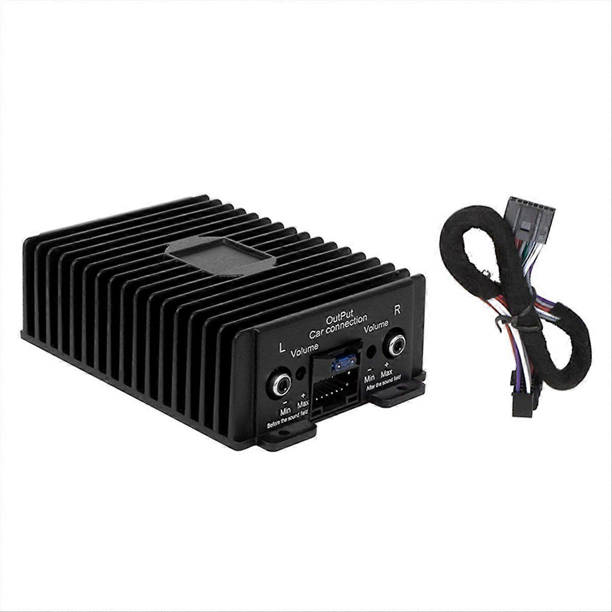 4 Channel 12V 80W X 4 Class A/B Audio Modification Power Amplifier Digital Sound Processor for Andr