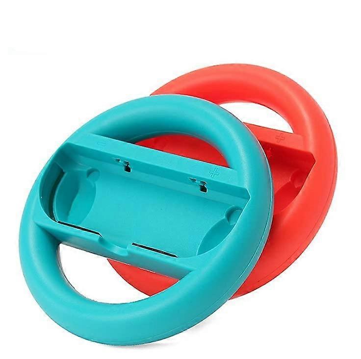Racing Wheel Grip for Nintendo Switch JoyCon Controllers with Ergonomic Comfort and Shockproof Build