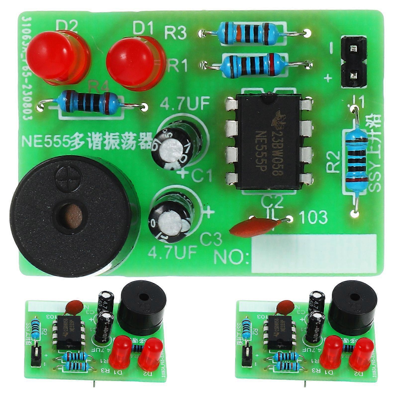 3 Sets Welding Soldering Practice Kit Electronic Hobby Kit Flash Circuit Soldering Practice Board