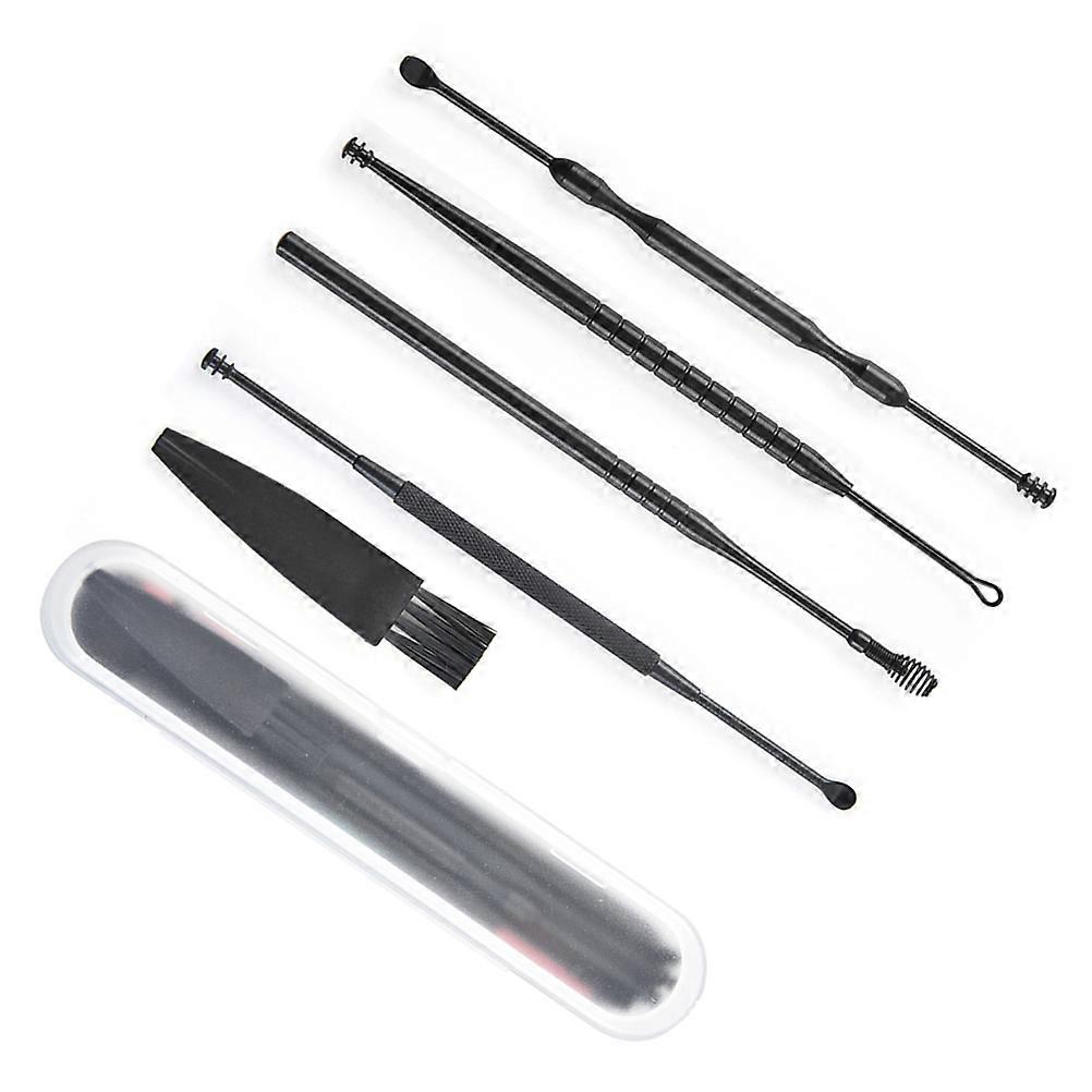 Ear Cleaning Tool Double-Ended Rotating Ear Spoon for Adults 5Pcs