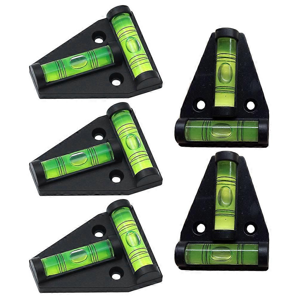 Spirit Level Plastic Bubble Level Tool for Measuring 5Pcs