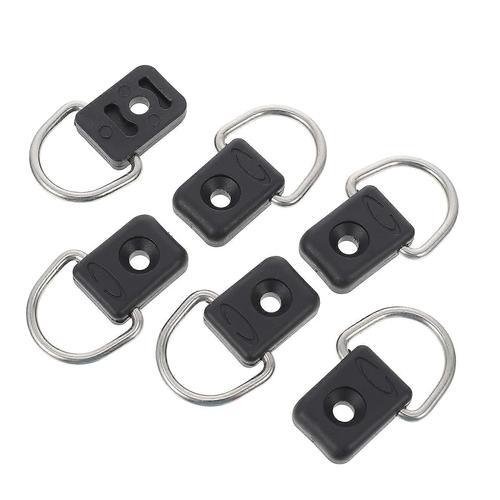 Kayak D Buckle D Ring for Rope Fixing 6Sets Canoe Cord Accessories
