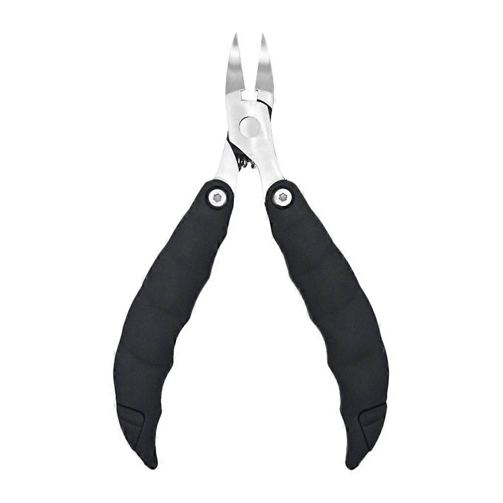 1Pc Foldable Nail Clipper Practical Stainless Steel Toenail Clipper Black