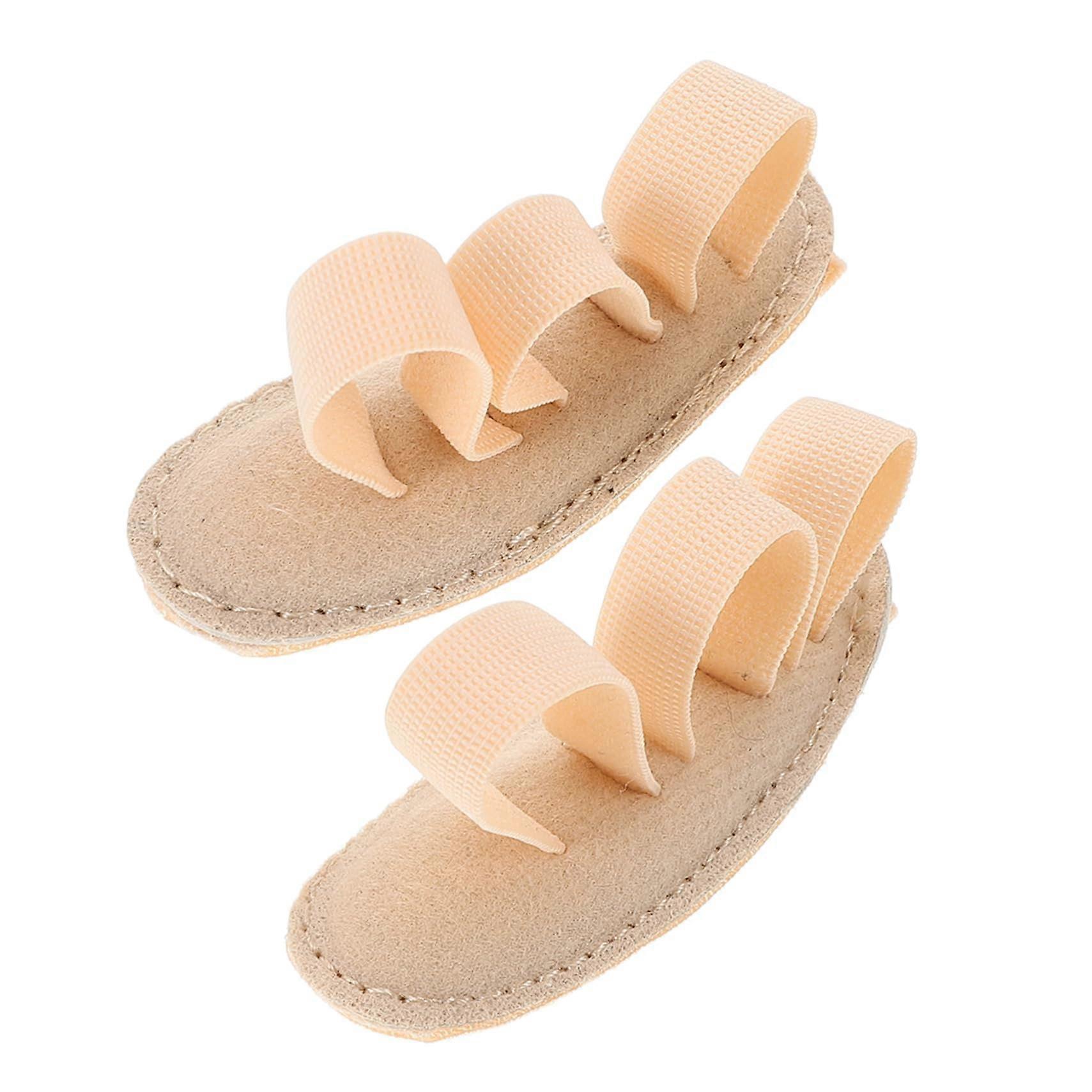 Toe Separator Cushions Bunion Pads Gel Spacers for Toe Alignment and Pressure Relief 2pcs Reusable