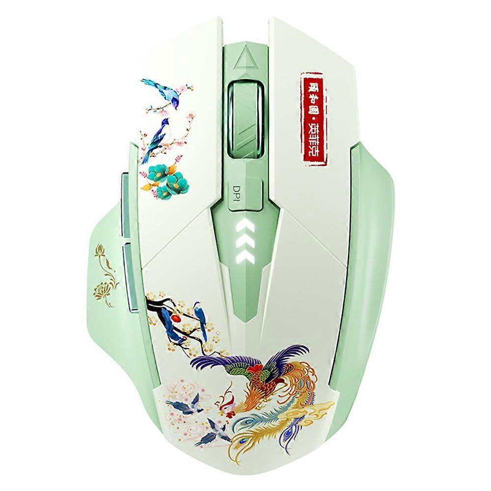 INPHIC A10 Summer Palace Style Bluetooth-compatible 4.0/Bluetooth-compatible 5.0/2.4G Wireless Mouse