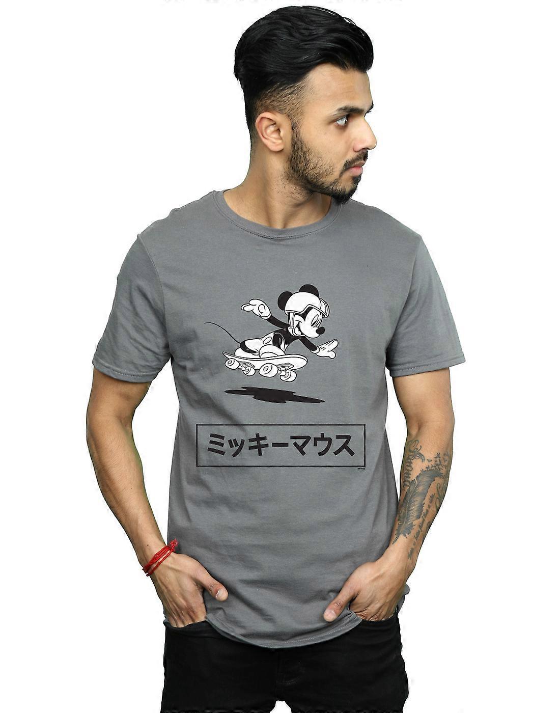 디즈니 남성용 미키마우스 스케이팅 티셔츠