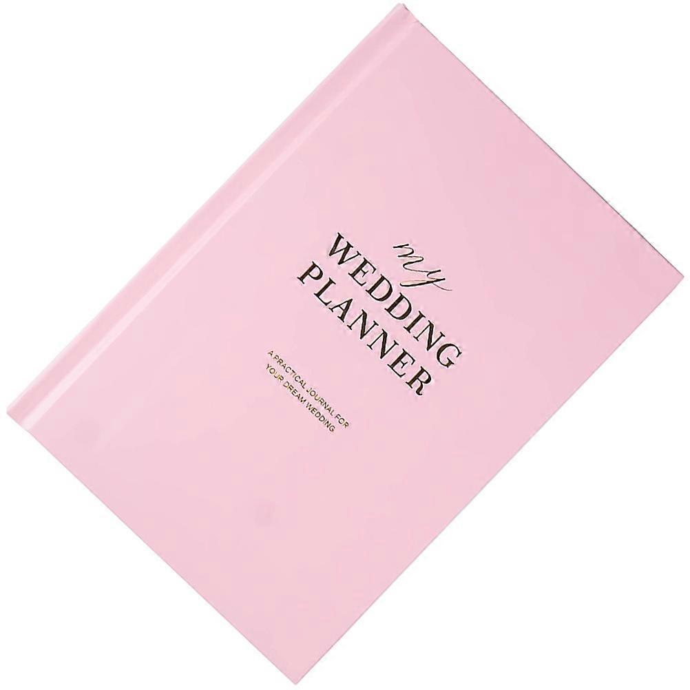 Wedding Planning Book for Writing Use Pink Paper Wedding Notepad