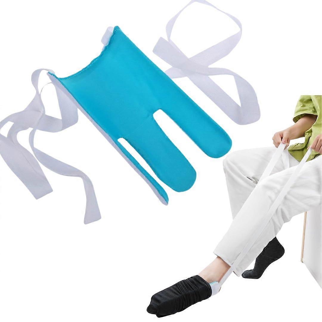 Sock Aid for Elderly and Disabled with NoBend Application and ExtraLarge Loop Handle