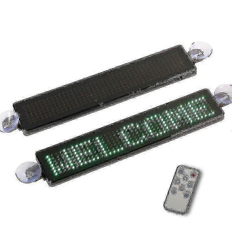 12v Programmable Car Led Signs Display Advertising Scrolling Sign With Remote Control,sucking Disk
