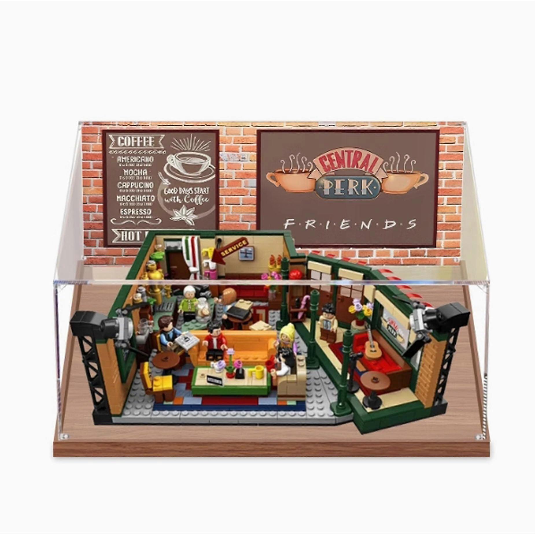 Acrylic Display Case for  21319 Cafe Model, Clear Dustproof Showcase with Crystal Clear Visibility