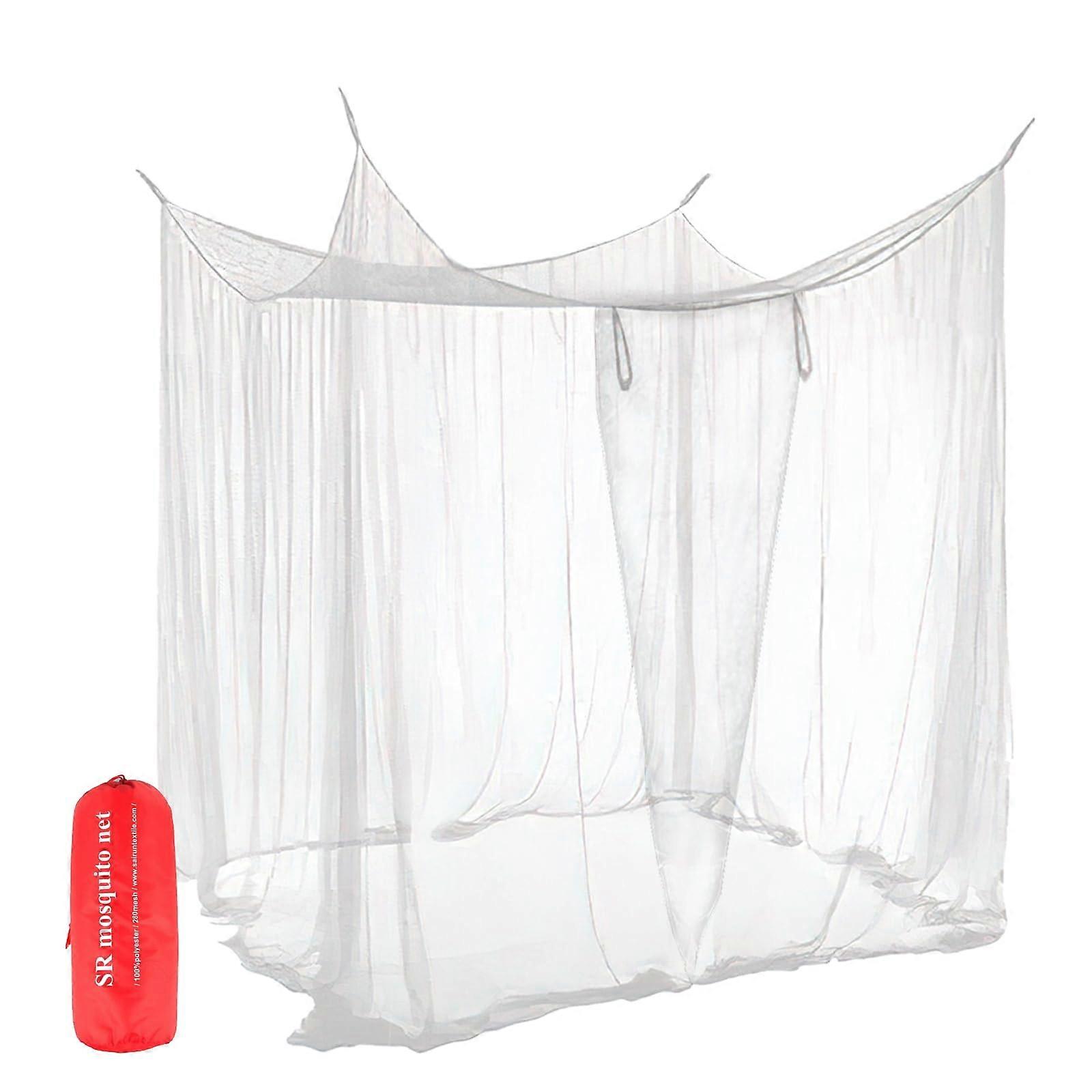 Camping Mosquito Net Canopy for Double Bed, Breathable Mesh, Foldable Freestanding Design