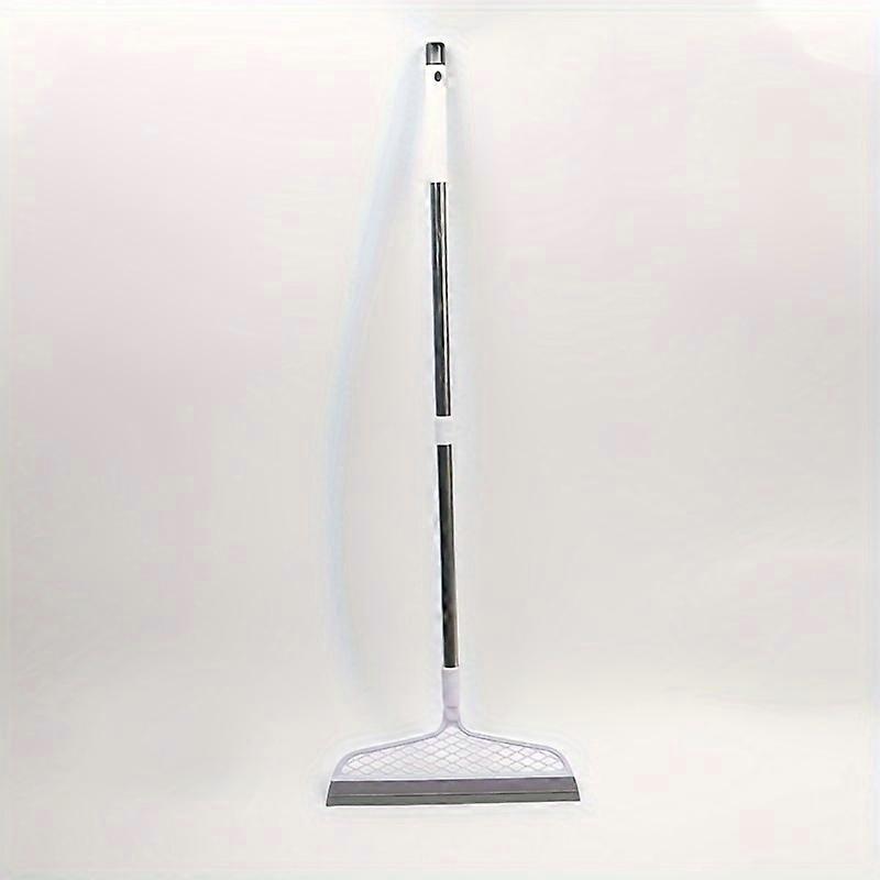 Magic broom with detachable head and double-sided silicone scraper