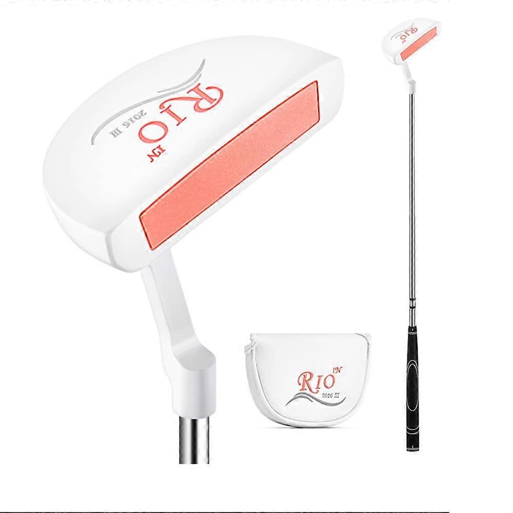 Women's Golf Putter with Precise Line Alignment,  Forgiveness, Stylish Pink Design and Headcover
