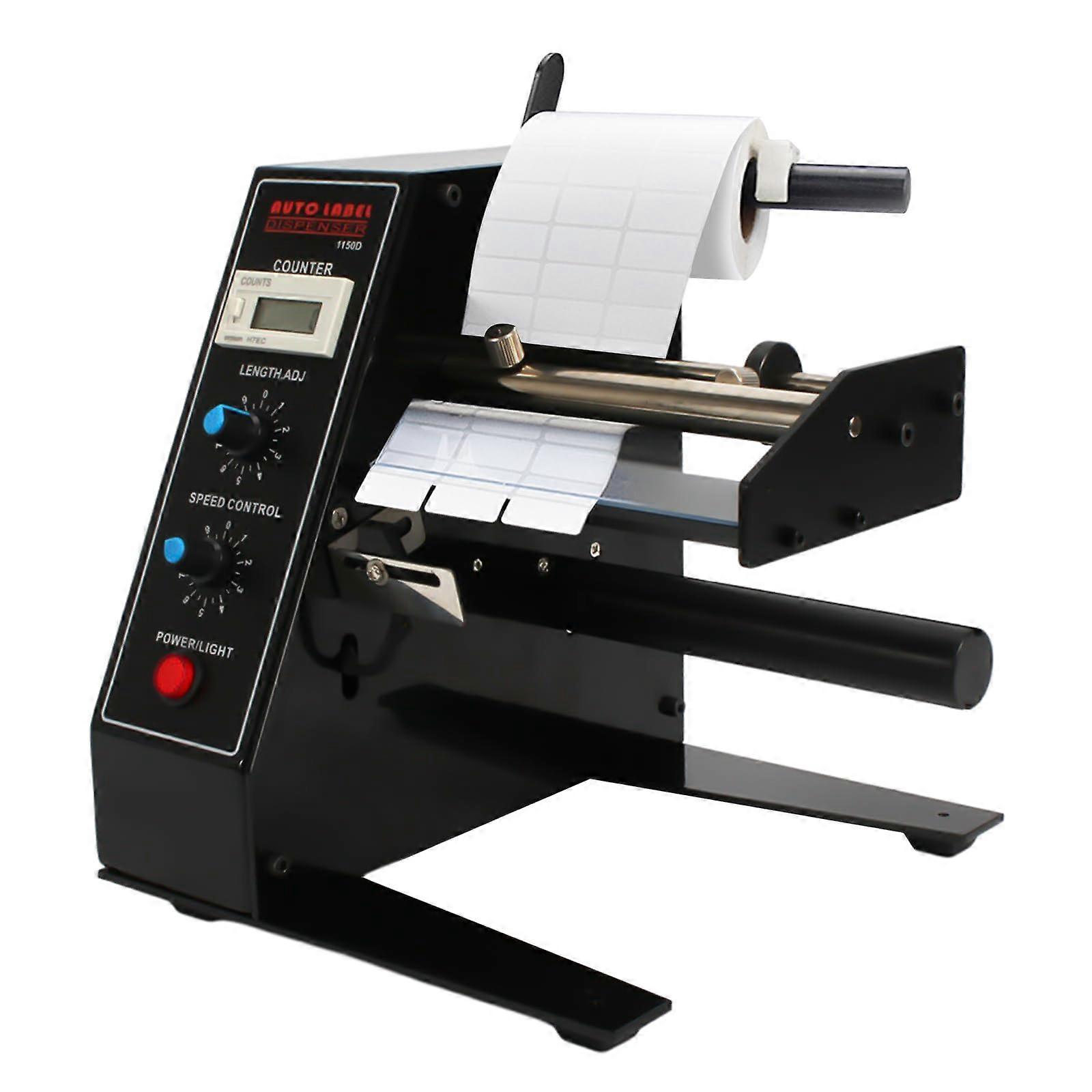 Automatic Label Dispenser 220V Adjustable Speed with Counting Stainless Steel for Packaging Line
