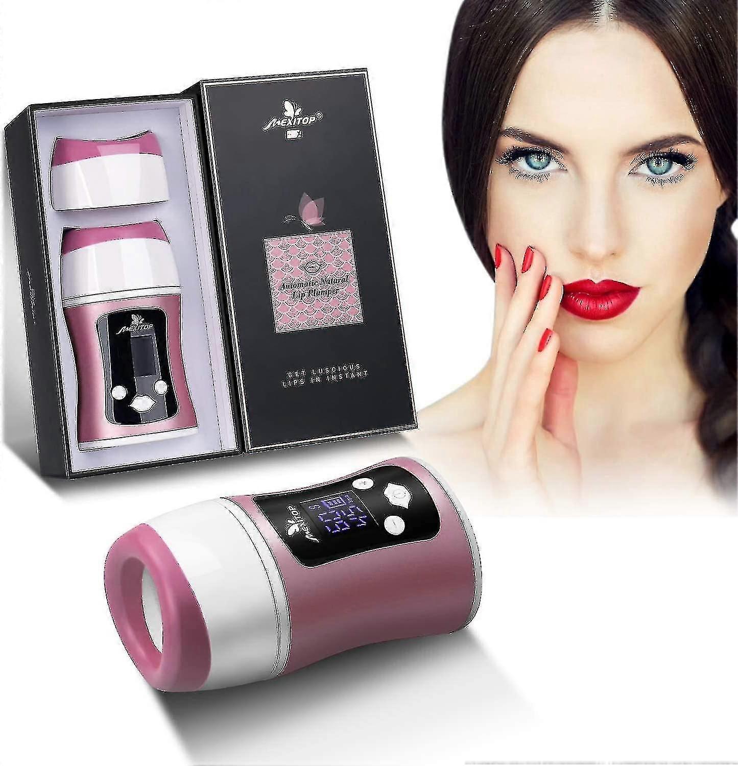 Upgraded Automatic Lip Plumper Device Smart Control Digital Display Usb Charging For Lips Makeup
