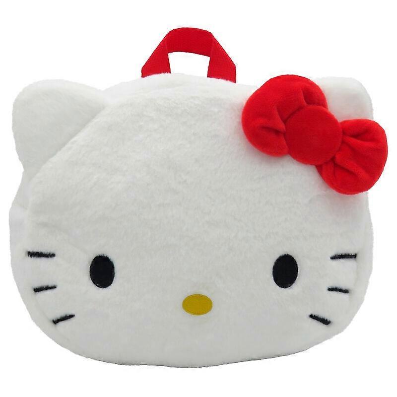 Hello Kitty Plüschrucksack mit Gesicht, 24 cm