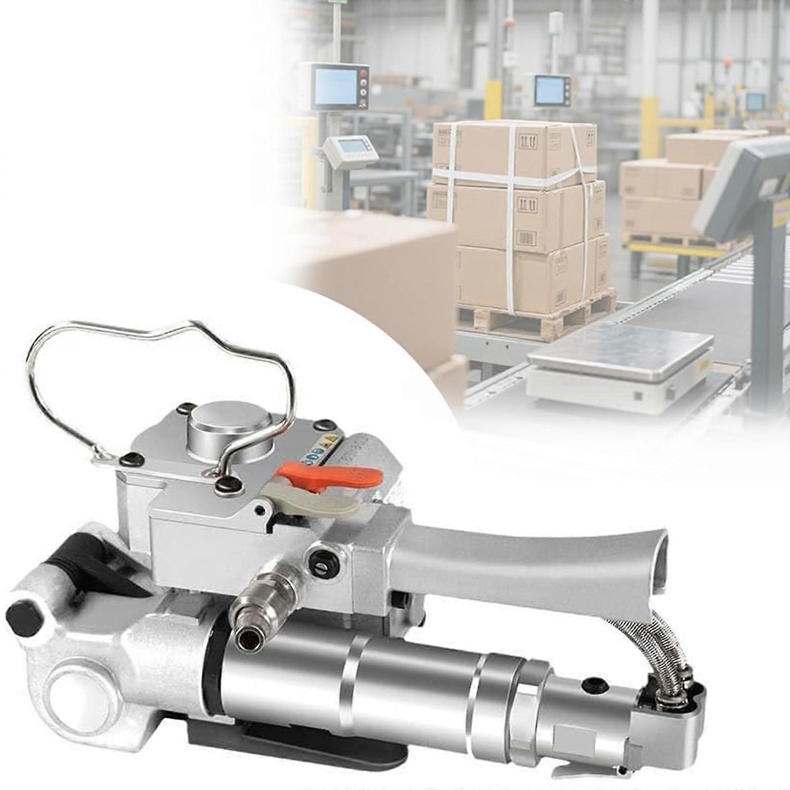 Pneumatic Strapping Tool 1925mm PET PP, Heavy Duty OneButton Sealing for Pallets and Bricks