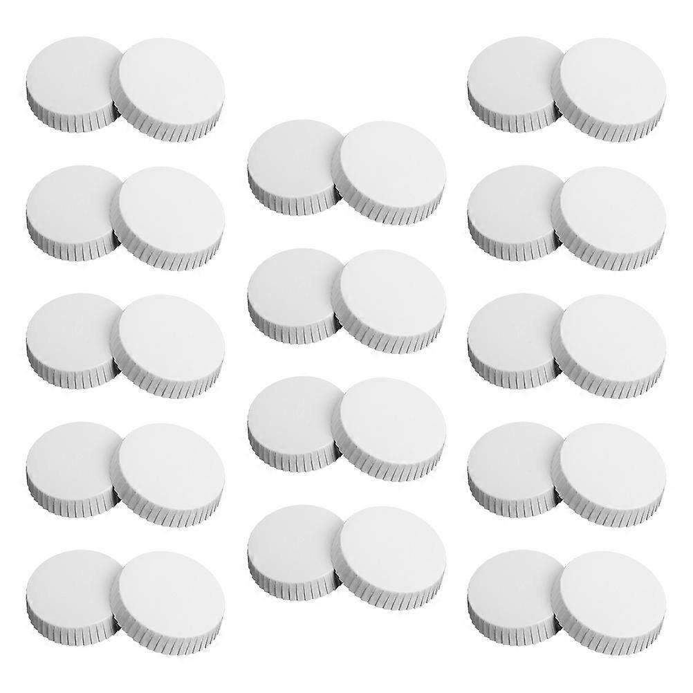 Disposable White Paper Cup Covers for Protection 100Pcs Stackable Lid Use