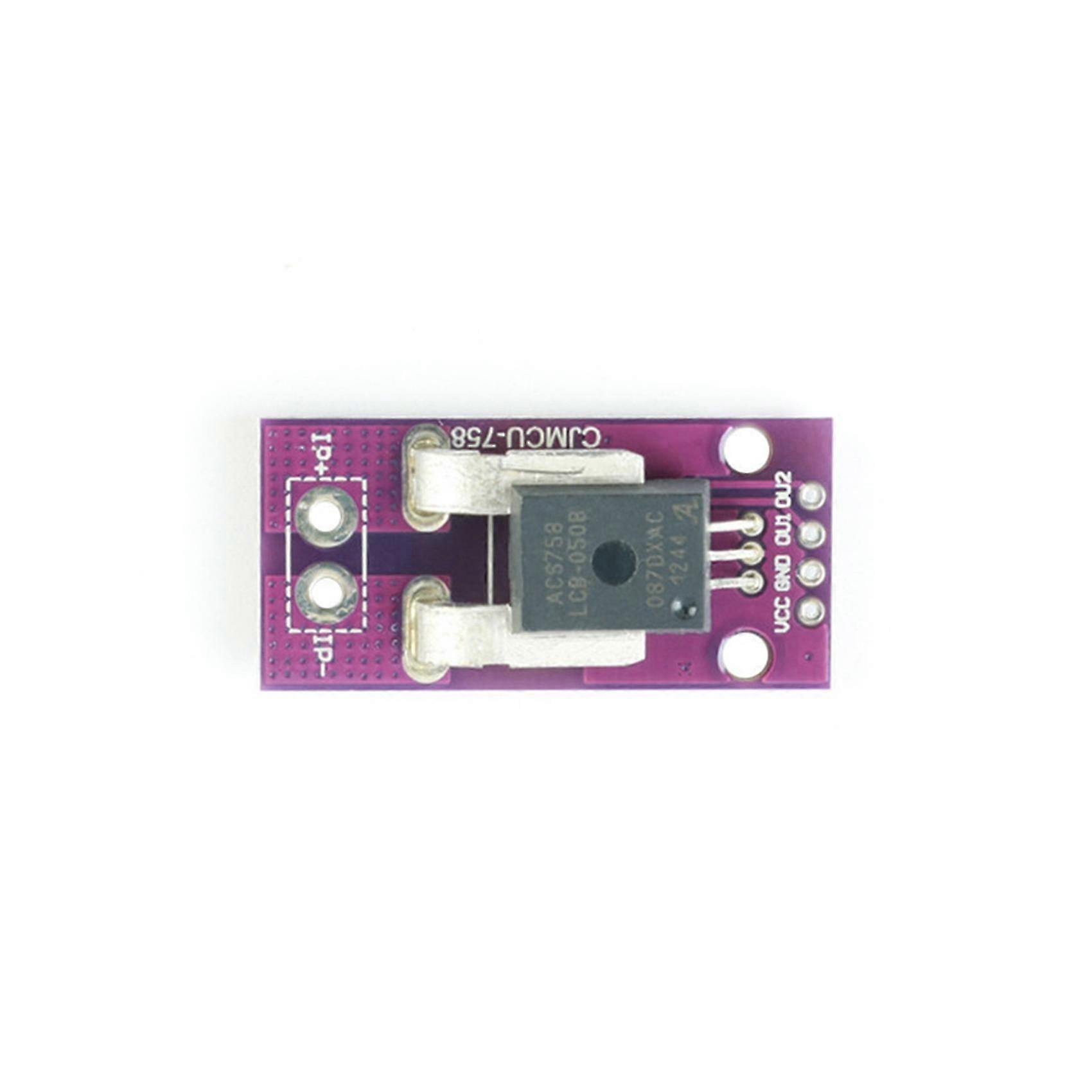 4X ACS758 ACS758LCB-100B Current Module Linear Hall Current Sensor PFF-T Current Detection 3-5V