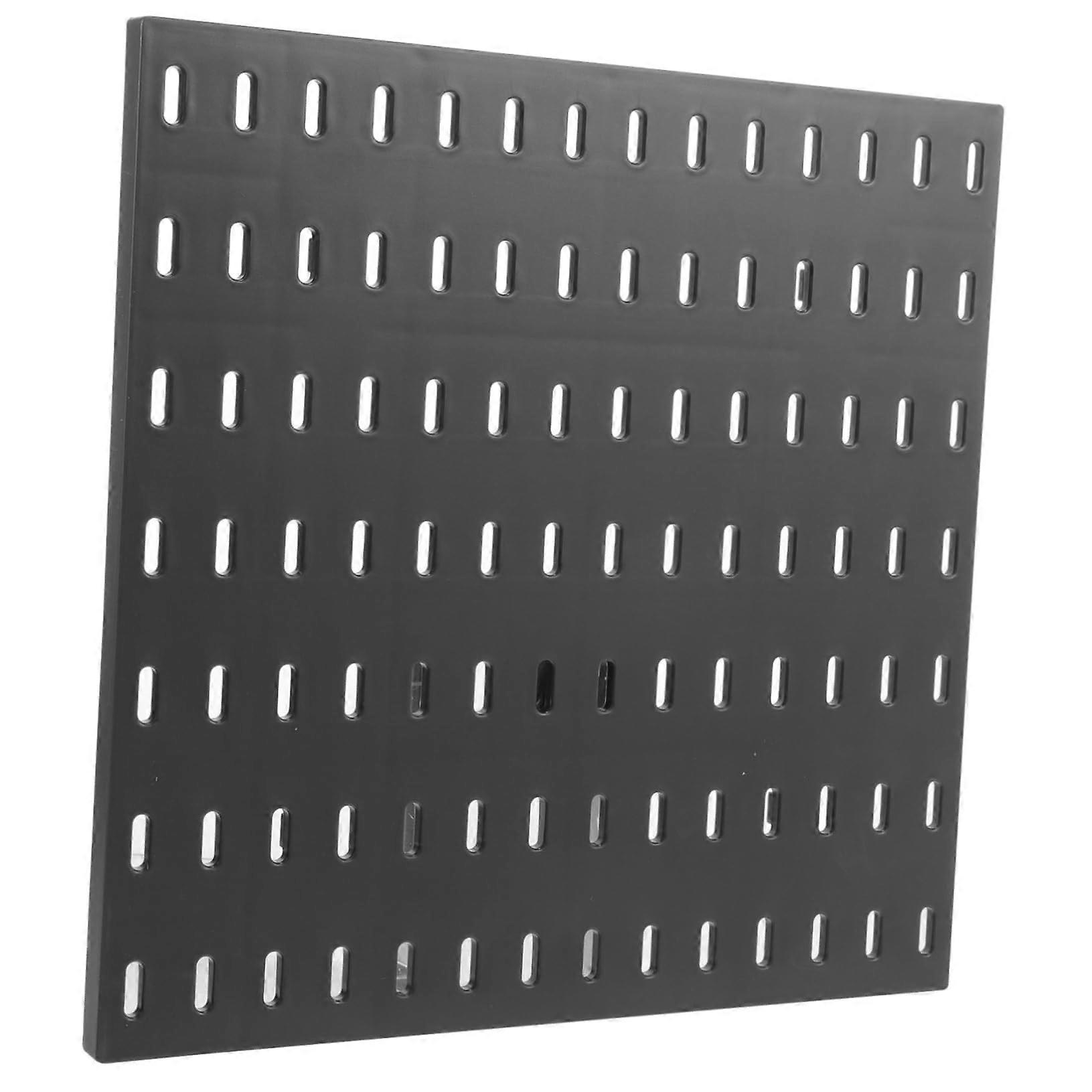 Pegboard Wall Organizer 28x28cm NoDrill Garage Tool Storage Panel with Hooks