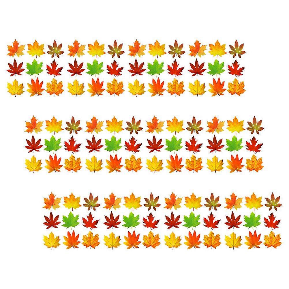 Maple Leaf Cutouts for Office 270Pcs Fall Bulletin Board Orange Decorations