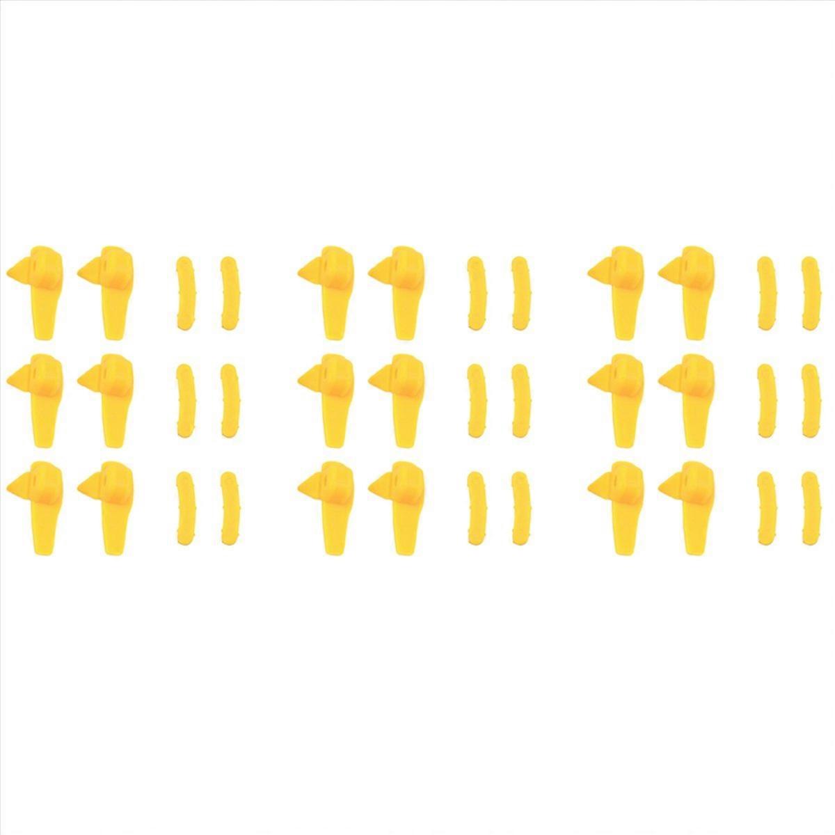 36Pcs Tyre Changer Part Nylon Mount Demount Head Duck Head Insert Rim Protector