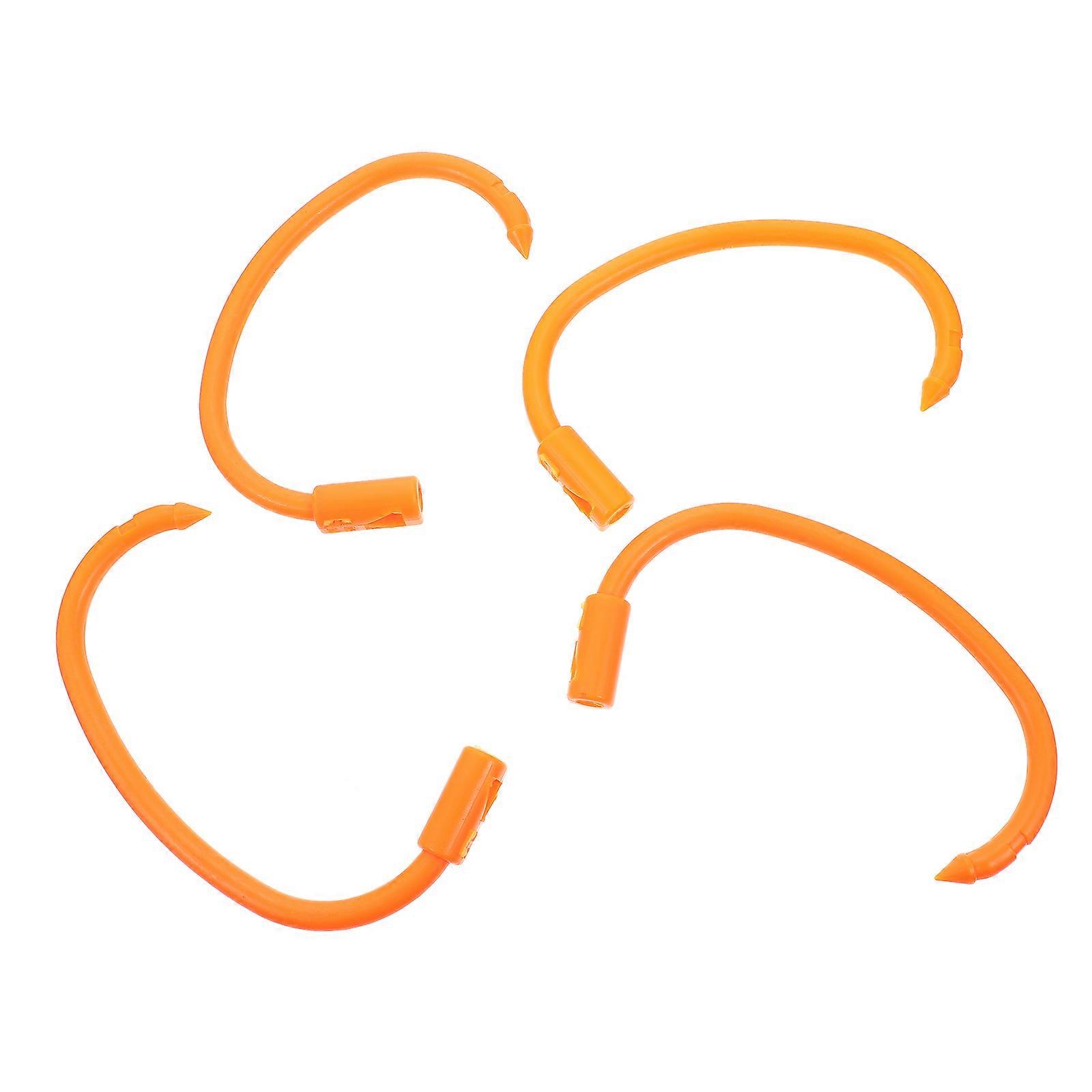 Cow Nose Ring Nylon Cattle Nose Ring for Traction 4Pcs Set