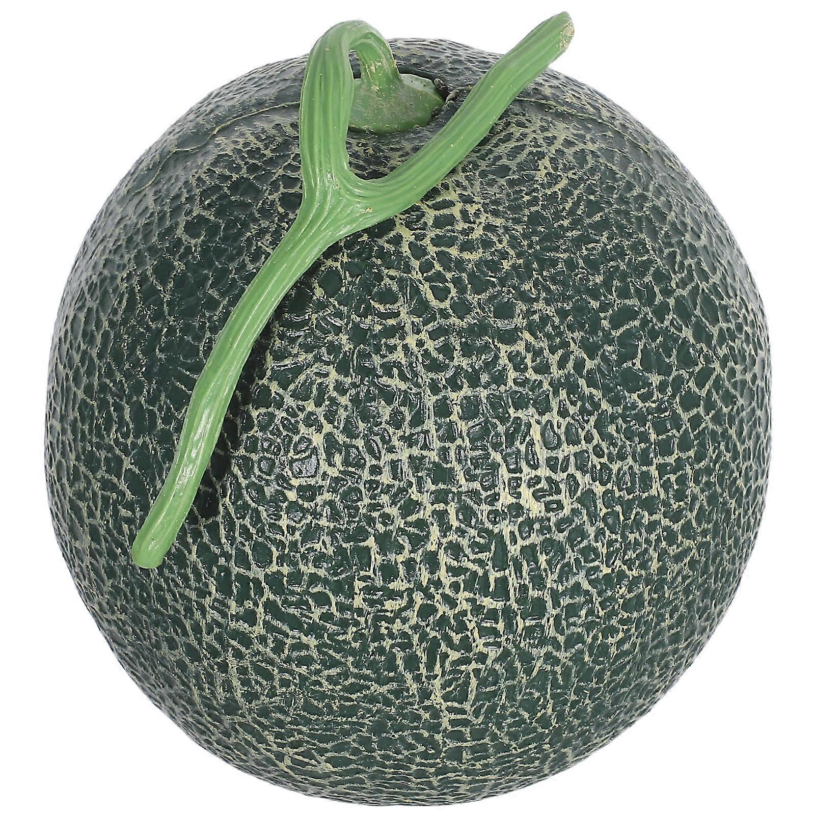 Artificial Fruit Simulation Cantaloupe Model for Decor Simulation Fruit Decoration