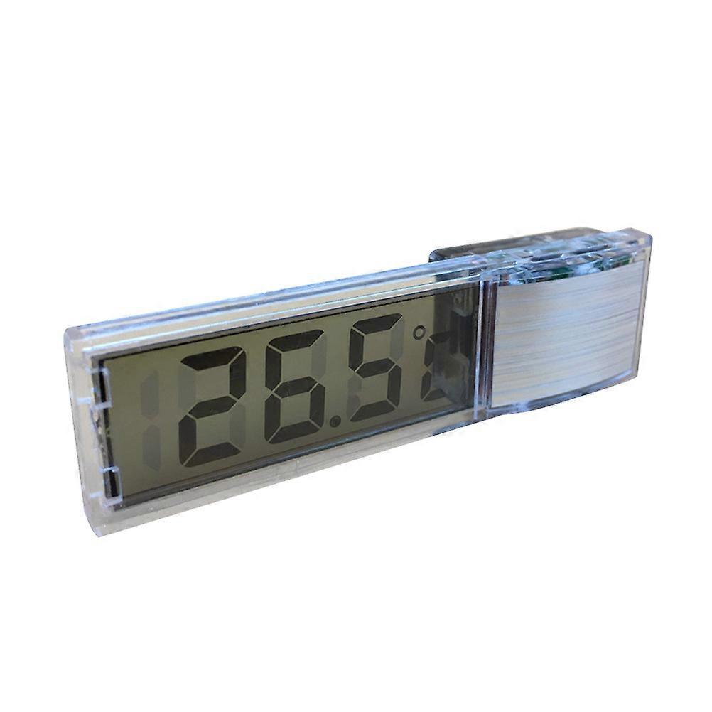 Aquarium Thermometer Silver Sucker Type Fish Tank Measuring Tool 3Pcs