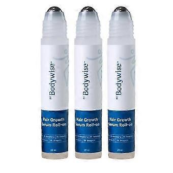Be Bodywise Siero Roll-on per la Crescita dei Capelli 25ml - Con Rosmarino al 3%, Redensyl al 2% per una crescita dei capelli più folta SZTCLV