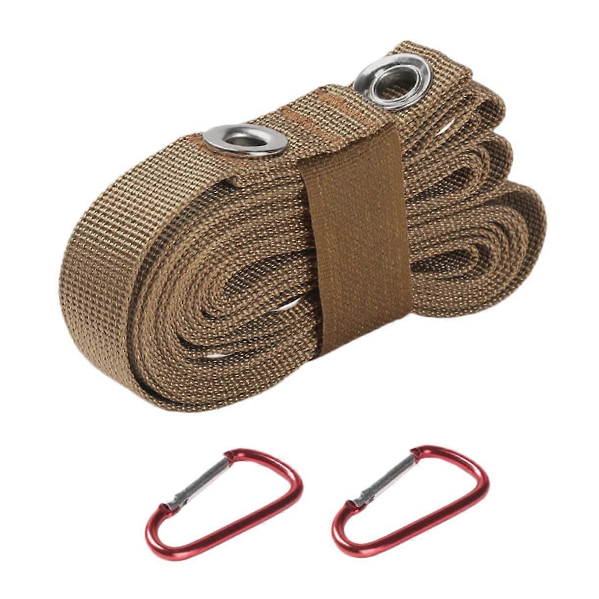 Camping Rope Multipurpose Windproof Tent Lanyard with Hooks for Secure Outdoor Camping