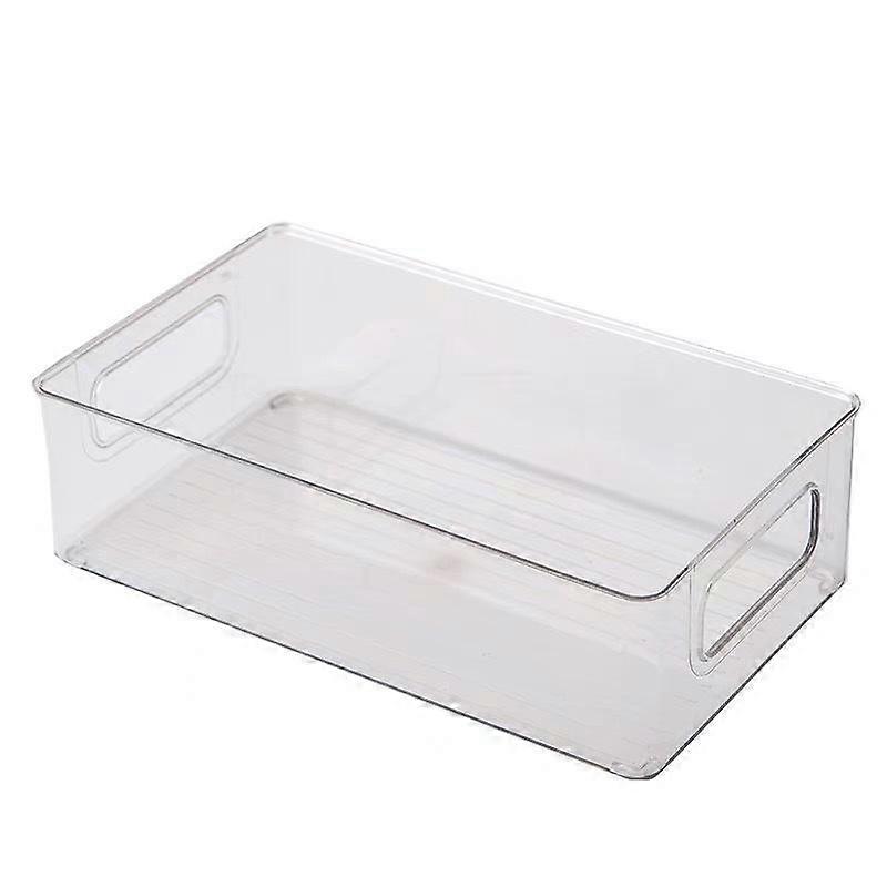Desk Cosmetic Storage Box, Acrylic Transparent, Stackable, For Dorm Room