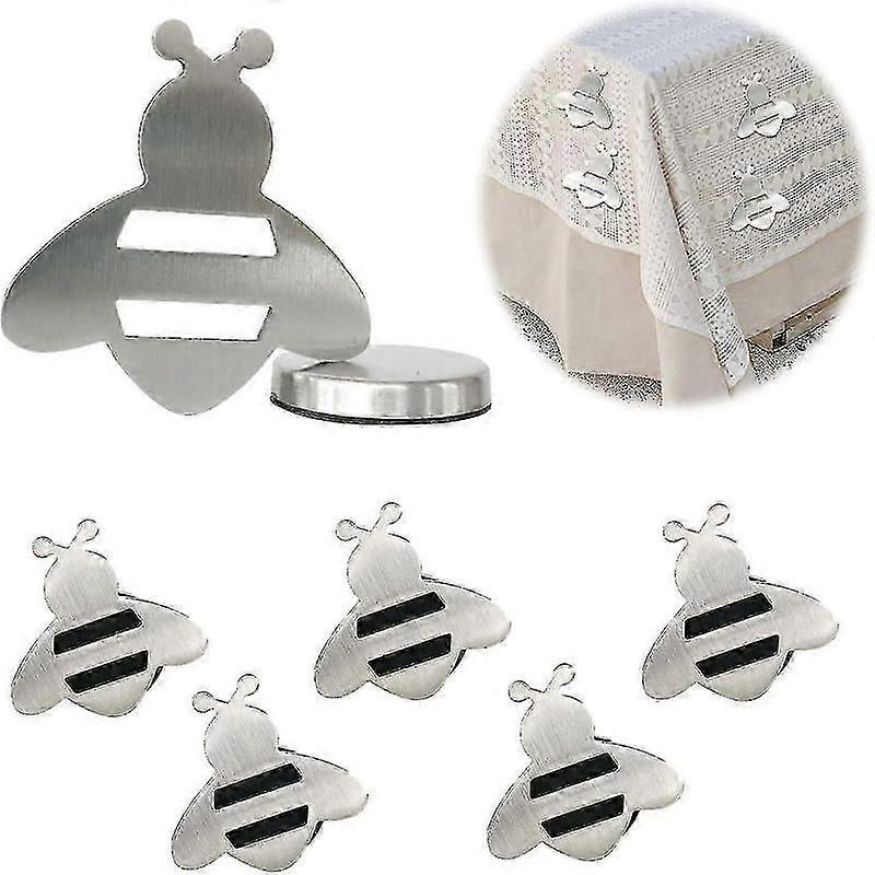 heavy duty bee-shaped tablecloth weights 8pcs windproof